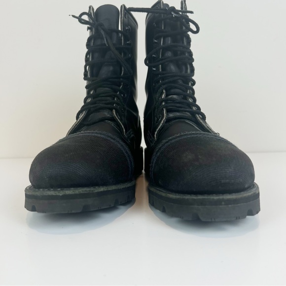 Vintage Red Wing 4420 Ballistic Nylon Steel Toe PT91 Leather Boot 8D Made in USA - Picture 2 of 10